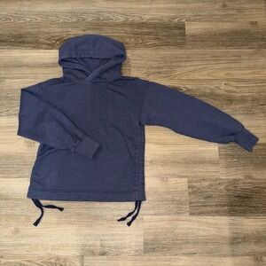 Aerie Women's Navy Long Sleeve Hoodie Tie‎ Up Sides Size XS